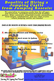 Benefits of Hiring a Jumping Castle from Jumping Rascals