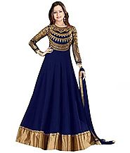 Palli Fashion Women's Georgette Dress Material