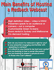 Main Benefits of Hosting a Redback Webcast