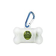 Pogi's Poop Bag Dispenser - Includes 1 Roll (15 Bags) - Large, Earth-Friendly, Scented, Leak-Proof Pet Waste Bags
