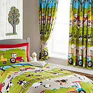 Farmyard Curtains for Children's Farm Themed Bedroom | The Bedlinen Company Cork