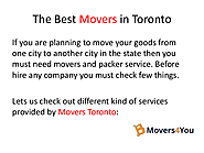 Guelph Movers Packing services and Best Mover in North York