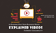 10 Reasons Why Your Business Needs Explainer Videos To Boost Scalability