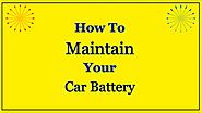 Car Battery Services in UAE