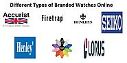Can we buy branded watches online?