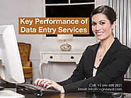 Key Performance of Data Entry Services