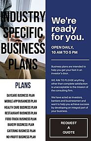 Industry Specific Business Plans