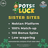 Sites like Pots of Luck – 6 casinos with a free bonus & huge Jackpots.