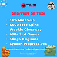 Sites like Wicked Jackpots – 19 bingo & casino sites with £250 free.