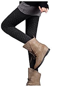 Lian LifeStyle Women's Fashion Stretch Legging One Size XS/S (Black)