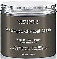 The BEST Charcoal Creme Mask 8.8 fl. oz.- Best for Facial Treatment, Minimizes Pores & Reduces Wrinkles, Acne Scars, ...