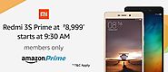 Redmi 3S Prime Flipkart, Amazon, Snapdeal, Sale Date - Buy Online