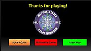 Who wants to be a Hundredaire - Division Game (Practice)