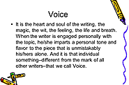 Voice definition