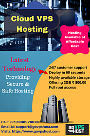 Cloud VPS Hosting - Available at Affordable Cost