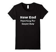 New Dad Diaper Duty Funny Fathers Day T-Shirt