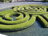 Water labyrinth at the Getty Museum