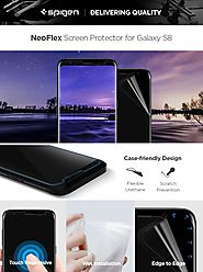 Spigen Galaxy S8 Screen Protector NeoFlex / 2 Pack / Flexible Film / Case Friendly for Samsung Galaxy S8