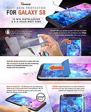 Galaxy S8 Screen Protector, Trianium Soft Skin [2 Pack] [Case Friendly] Samsung Galaxy S8 Screen Protector [Wet Appli...