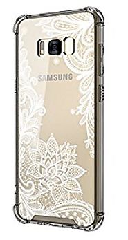 Galaxy S8 Case,Cutebe Shockproof Hard PC+ TPU Bumper Case Scratch-Resistant Cover for Samsung Galaxy S8 (2017) Lace F...