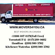 Moving companies Mississauga and Cheap movers toronto by movers4you