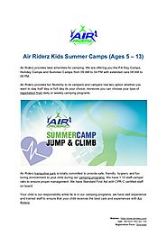 Air Riderz Summer Camps for Kids in Mississauga