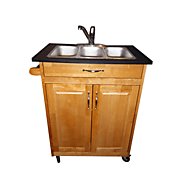 Three Compartment Self-Contained Portable Sink Model: PSW-009T