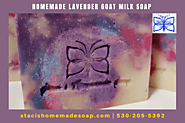 Buy homemade lavender goat milk soap at Best Price
