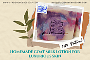 Website at https://www.stacishomemadesoap.com/homemade-goat-milk-lotion-for-smooth-and-luxurious-skin/