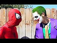 Joker vs Spiderman - Real Life Superhero Battle! Death Match Fight