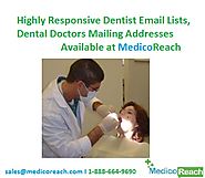 Dentist Email List - Email Addresses of Dentist in USA