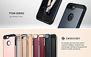 iPhone 7 Plus Case, Caseology [Titan Series] Heavy Duty Protection Defense Shield [Matte Black] [Elite Armor] for App...