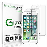 iPhone 7 6S 6 Screen Protector Glass, amFilm iPhone 7 Tempered Glass Screen Protector for Apple iPhone 7, iPhone 6S, ...