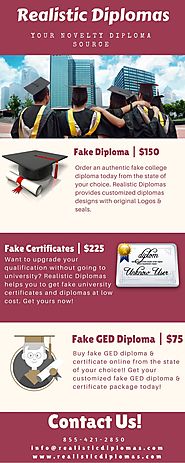Buy Fake Diplomas, Fake Certificates, and Fake Ged Diploma Online