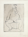 Le Saltimbanque au Repos - Signed Picasso Print - John Szoke