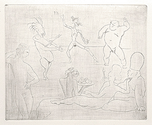 La Danse Barbare (Devant Salomé et Hérode) Picasso Print -John Szoke