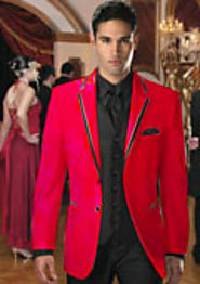 Wear Red Tuxedo Jacket And Create A Fabulous Look