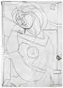 Femme au Fauteuil songeuse - Signed Picasso Etching - John Szoke