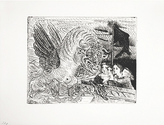 Harpye à Tête de Taureau - Original Picasso Etching - John Szoke