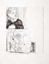 La Bonne dans l'Atelier de Sculpture - Signed Picasso Etching - John Szoke