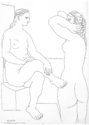 Deux Femmes au Bain - Original Picasso Etching - John Szoke