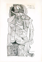 Femme assise -Original Picasso Etching - John Szoke