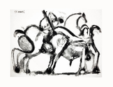 Picador et Taureau. I - Original Picasso Print - John Szoke