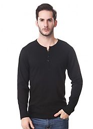 Henley Full Sleeve T Shirts- Perfect Winter Attire for Men