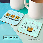 Wooden Coasters- Durable Set of Cup Accessory