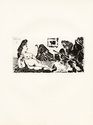 Vieux Beau saluant Très bas une Pupille de la Célestine - Original Picasso Print - John Szoke