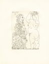 Grosse Prostituée et Homme au Béret - Original Picasso Etching - John Szoke
