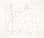 Bacchanale au Flûtiste - Original Picasso Etching - John Szoke