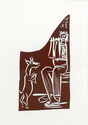 Flûtiste et Chèvre savante - Picasso Linocut - John Szoke