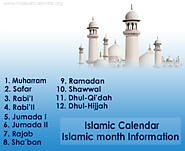 Islamic Calendar - Islamic Month Information